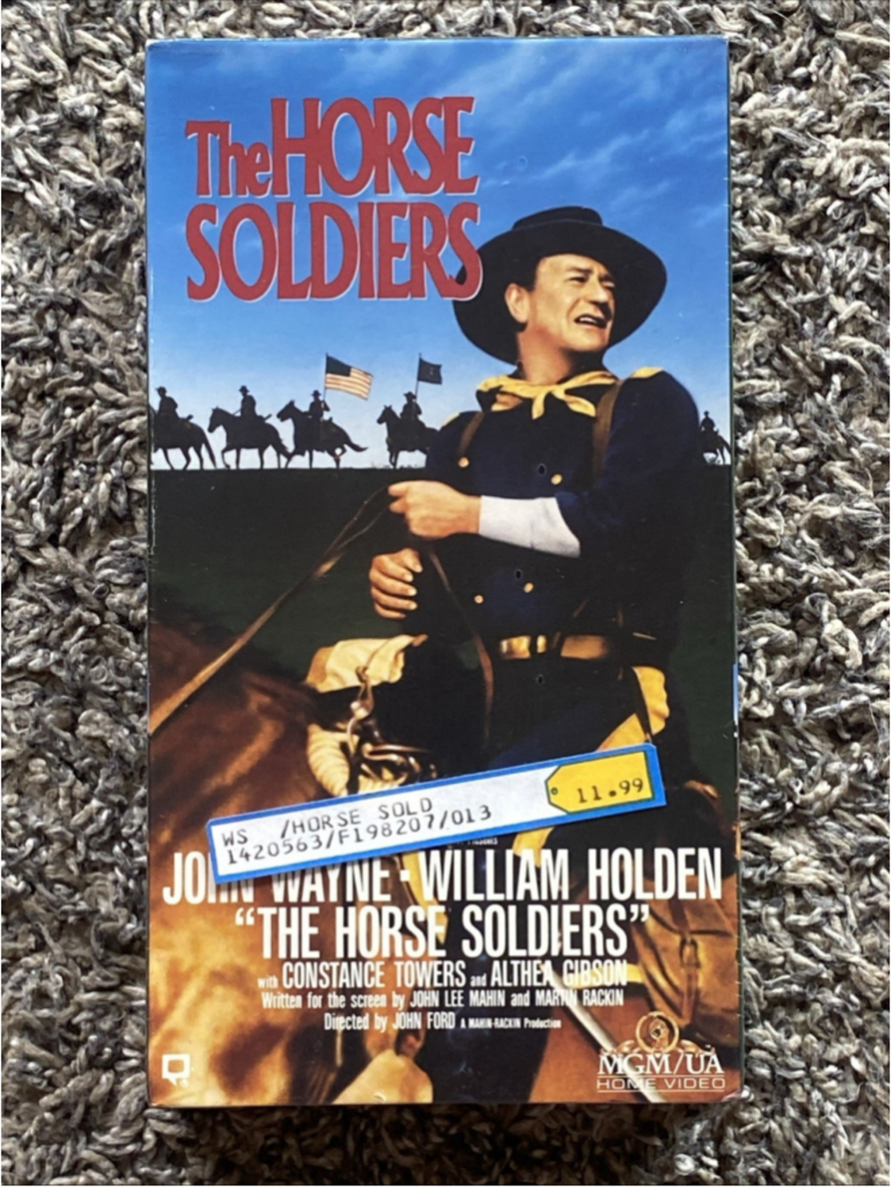 The Horse Soldiers (VHS New Sealed) Starring John Wayne DR21